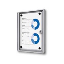 Indoor Lockable Showcase Economy 1 x A4