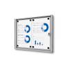 Indoor Lockable Showcase Economy 6 x A4  B1 Fire Rated - 10
