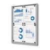 Indoor Lockable Showcase Economy 6 x A4  B1 Fire Rated - 16