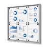 Indoor Lockable Showcase Economy 6 x A4  B1 Fire Rated - 18