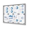 Indoor Lockable Showcase Economy 6 x A4  B1 Fire Rated - 21
