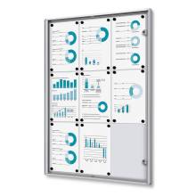 Indoor Lockable Showcase Economy 9 x A4 B1 Fire Rated