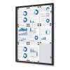 Indoor Lockable Showcase Economy 6 x A4  B1 Fire Rated - 23