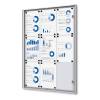 Indoor Lockable Showcase Economy 6 x A4  B1 Fire Rated - 24
