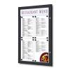 Outdoor Menu Case With Logo Panel 2 x A4 Portrait - 2