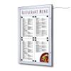 Outdoor Menu Case With Logo Panel 2 x A4 Portrait - 12