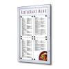 Outdoor Menu Case With Logo Panel 2 x A4 Portrait - 13
