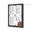 Black Outdoor Menu / LED - 3