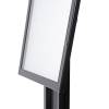 Black Freestanding Menu Pole / LED - 7