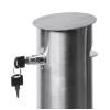 Cylindrical Ashtray Post Satin - 2
