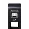 Freestanding Ashtray With Bin Black - 1
