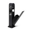 Freestanding Ashtray With Bin Black - 4