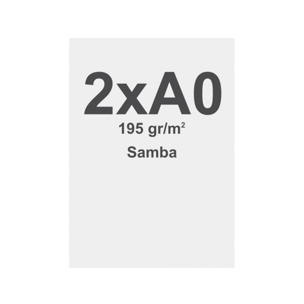 Textile Frame Graphic Samba (SEG) 195g/m² Dye Sub 2 x A0