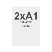 Textile Frame Graphic Samba (SEG) 195g/m² Dye Sub 2 x A1