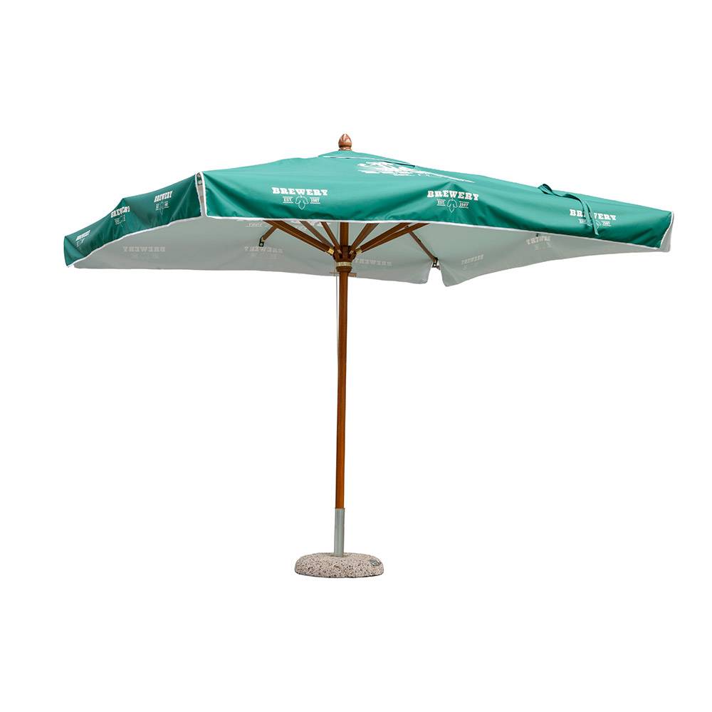 Horeca Sonnenschirm Antik 3 x 3 m – Ansicht 4