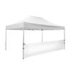 Tent Alu Half Wall Double-Sided 3 x 4,5 Metre White - 1