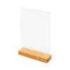 Wooden T Stand Menu Holder A6 Portrait - 3