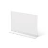 T Stand Menu Holder 1/3 A4 Landscape - 3