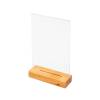 Wooden T Stand Menu Holder A6 Portrait - 4