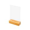 Wooden T Stand Menu Holder A6 Portrait - 5
