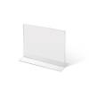 T Stand Menu Holder 1/3 A4 Landscape - 7