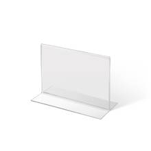 T Stand Menu Holder Acrylic