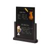 Natura Table Top Chalk Board A4 Dark Brown - 6
