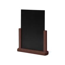 Natura Table Top Chalk Board A5 Dark Brown