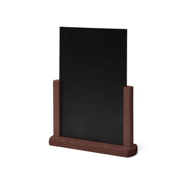 Natura Table Top Chalk Board A4 Dark Brown