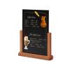 Natura Table Top Chalk Board A4 Dark Brown - 8