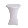 Table Cover Standing Round Black/White - 0