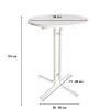 Table Cover Standing 90 cm Round - 4
