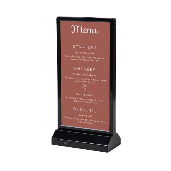 T Stand LED DL Black