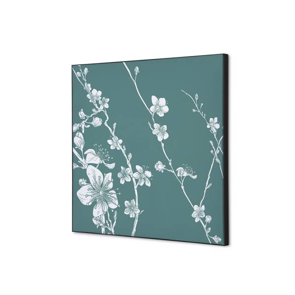 Textile Wall Decoration Japanese Blossom Beige