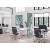 Textile Room Divider Deco 85-200 Double Abstract Japanese Cherry Blossom Brown ECO print material - 23