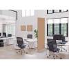 Textile Room Divider Deco 85-200 Double Hexagon Grey ECO print material - 20