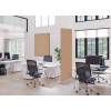 Textile Room Divider Deco 85-200 Double Hexagon Grey ECO print material - 26