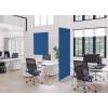 Textile Room Divider Deco 85-200 Double Hexagon Grey ECO print material - 28