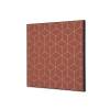 Textile Wall Decoration SET 40 x 40 cm Hexagon Rust - 5