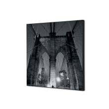 Textile Wall Decoration SET 40 x 40 cm New York Manhattan Bridge