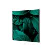 Size: 400 x 400 mmColour: Green Textile Wall Decoration Botanical Leaves - 0