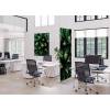 Textile Room Divider Deco 85-200 Cactus Blue ECO print material - 17