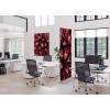 Textile Room Divider Deco 85-200 Cactus Blue ECO print material - 18