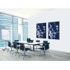 Textile Wall Decoration SET A2 Japanese Blossom Green - 26