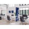 Textile Room Divider Deco 85-200 Double Abstract Japanese Cherry Blossom Beige ECO print material - 21