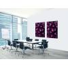 Textile Wall Decoration SET 40 x 40 cm Cactus Purple - 24