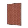 Textile Wall Decoration SET 40 x 40 cm Hexagon Rust - 17