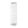 Glass Showcase Illuminated 40 x 40 x 200 cm - 0