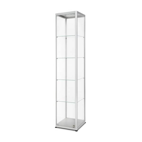 Glass Showcase Illuminated 40 x 40 x 200 cm