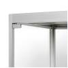 Glass Showcase Illuminated Double Door 80 x 40 x 200 cm - 3